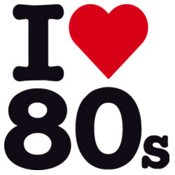 I love 80s - Tea Towel Design