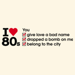 I love 80s ticks - YOU Design