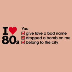 I love 80s ticks - YOU Design