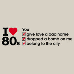 I love 80s ticks - YOU Design