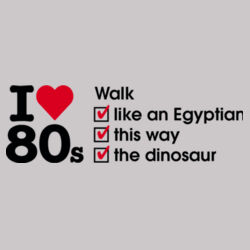 I love 80s ticks - WALK - Womens Premium Hood Design