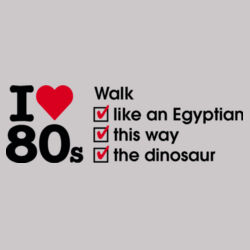 I love 80s ticks - WALK - Mens United Crew  Design