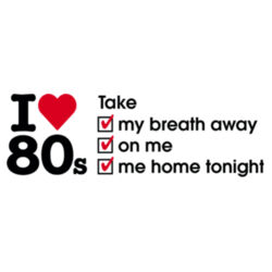 I love 80s ticks - TAKE - Tote Bag Design