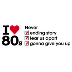 I love 80s ticks - NEVER - Mens Ink Longsleeve Tee Design
