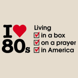 I love 80s ticks - LIVING - Womens Maple Organic Tee Design