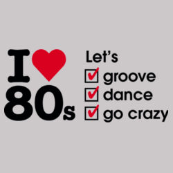 I love 80s ticks - LET'S - Womens Premium Hood Design