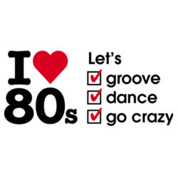 I love 80s ticks - LET'S - Womens Stacy Tee Design