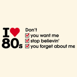 I love 80s ticks - DON'T - Shoulder Tote Design