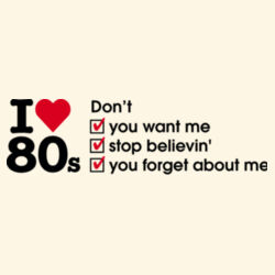I love 80s ticks - DON'T - Carrie Tote Bag  Design