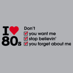 I love 80s ticks - DON'T - Mens Maverick Hoodie Design