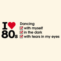 I love 80s ticks - DANCING - Parcel Tote Design