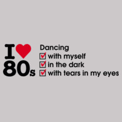 I love 80s ticks - DANCING - Womens Premium Hood Design