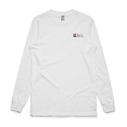 I love 80s ticks - TAKE - Mens Base Longsleeve Tee Thumbnail