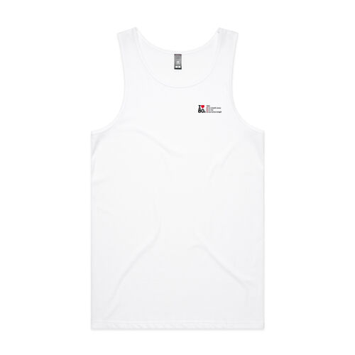 I love 80s ticks - TAKE - Mens Lowdown Singlet Thumbnail