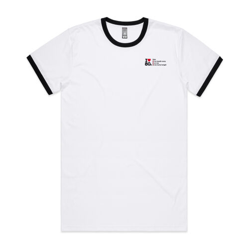 I love 80s ticks - TAKE - Mens Ringer Tee Thumbnail