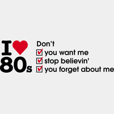 I love 80s ticks - DON'T Thumbnail