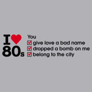 I love 80s ticks - YOU Design
